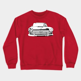 Austin 1800 landcrab 1960s British classic car monoblock black/white Crewneck Sweatshirt